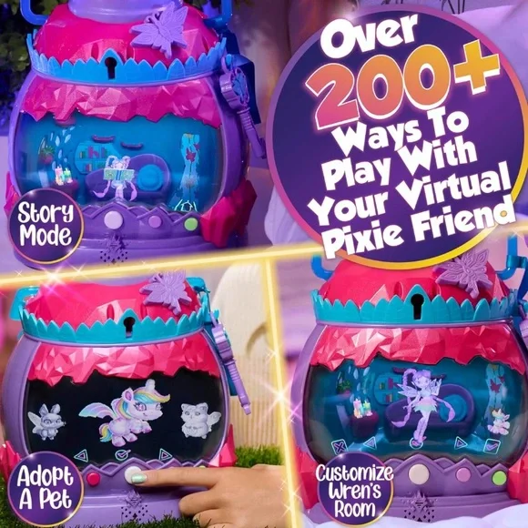 Holobrite Pixie Lantern Dancing Interactive Games Includes 5-inch Pixie Doll - Picture 3 of 7